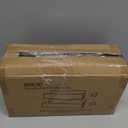 Magnetic Spice Rack Organizer for Fridge Seasoning Organizer for Kitchen storage with Screw Magnetic Shelf with Hook for Refrigerator and Oven (6pack-Black)