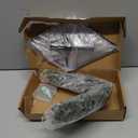 Jexine 4 Pcs Hanging Planters with Artificial Eucalyptus Metal Hanging Vase Indoor Plants Holder Modern Geometric Boho Bathroom Wall Decor for Living Room Home Office(Black)