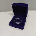 Velvet Coin Presentation Display Box Holder with Capsule for 40mm (Blue) (Fit 40mm (1.57") Coin)