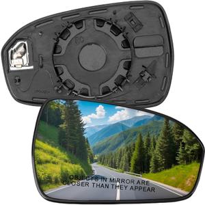 Passenger Side Mirror Replacement for Ford Fusion 2016 2017 2018 2019 2020 2021 - Right Side Mirror Glass, Rear View Mirrors Glass with Blind Spot