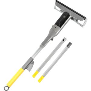 3-in-1 Window Squeegee Cleaner with Built-in Sprayer & Scrubber - Professional Glass Cleaning Tool for Outdoor Surfaces