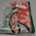 AVOIN colorlife Snowflake Paw Print Christmas Garden Flag 12x18 Inch Double Sided Outside, Buffalo Plaid Welcome Winter Yard Outdoor Decorative Flag (Red/Grey)