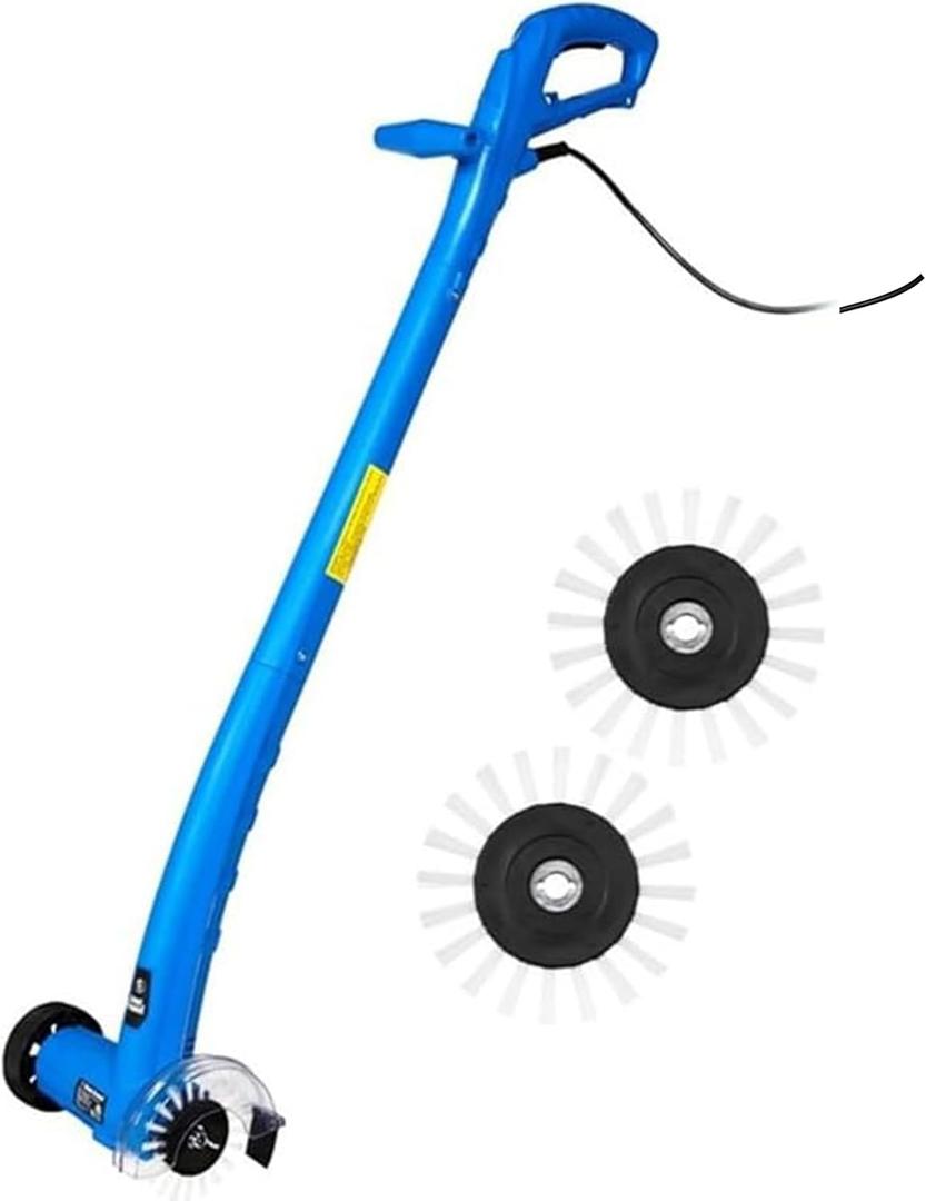 Electric Stand-Up Grout Cleaning Machine  Compact Lightweight Floor Scrubber for Tile, Bathroom & Kitchen Grout Lines | Easy-to-Use Deep Cleaner for Ceramic & Porcelain Tile Floors (Small)