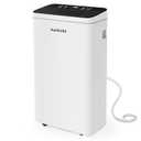Humsure Dehumidifier 30 Pint 1500 Sq Ft, Dehumidifiers For Home, Dehumidifier With Drainage Hose In Basement Bathroom And Bedroom, Intelligent Humidity Control With 24 Hour Drying Timer
