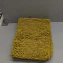 OLANLY Bathroom Rugs 36x24, Extra Soft Absorbent Chenille Bath Rugs, Rubber Backing Quick Dry, Machine Washable Bath Mats for Bathroom Floor, Tub and Shower, Home Decor Accessories, Deep Mustard
