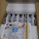 Ensenior 12 Pack 6 Inch LED Recessed Light, Dimmable, 5000K Daylight, 1200LM High Brightness, 12W 120V, Damp Rated, ERL-12X-ETL, Ultra-Thin Canless Wafer Light - ETL & FCC & IC