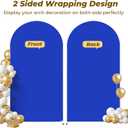 6.6 ft Arch Backdrop Cover Royal Blue - Double-Sided Spandex Arch Covers Stretchy Backdrop for Balloon Arches Birthday Party Baby Shower Banquet Wedding Photo Background