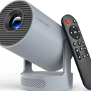 Magcubic Mini Projector with WiFi and Bluetooth, 4K Support Smart Portable Projector, Small Proyector with 200ANSl & AutoKeystone, 180° Rotation HY300Pro Video Proyector for Bedroom, Movie, Outdoor