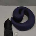 Neck Travel Pillow,Travel Pillow Airplane Memory Foam Airplane Pillow 360 Degree Support Neck Pillow,Compact and Ergonomic Design for Traveling, Airplanes, Offices, CarNavy Blue