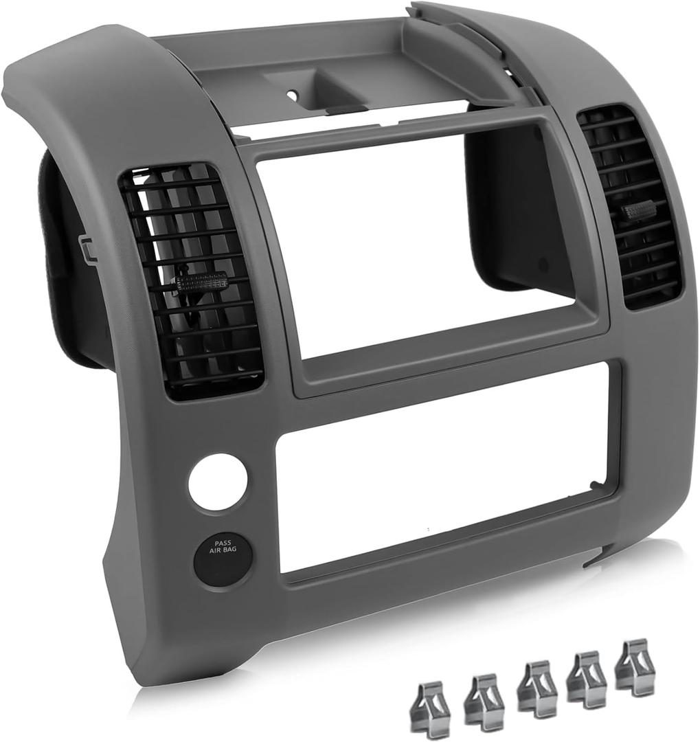 Center Dash Console Panel Compatible with Nissan Frontier 2005-2020, Center Instrument Console Panel Bezel Cover Replacement Part Number 68259-ZP16D 68259 ZP16D 68259ZP16D, Gary 