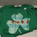 St. Patrick's day Designed Special Chicago Flag Pats T-Shirt. XXL