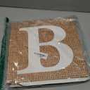 Baby Shower Box, Country Style Bohemian Balloon Box, 4pcs of Linen Patterned with Letters, for Gender Reveal Birthday Photo Prop.