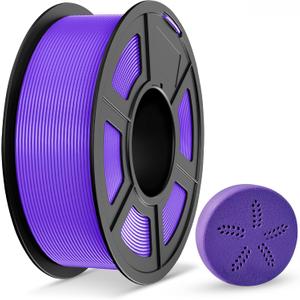 TECBEARS PLA Plus Filament 1.75mm, Neatly Wound 3D Printer Filament PLA+, Dimensional Accuracy +/- 0.02 mm, Fit Most FDM 3D Printers, 1kg Spool (2.2lbs), Purple