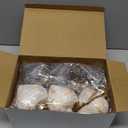 12 Pcs Neutral Valentine's Day Heart Ornaments 3.54 Inch Rustic Plastic Brown Heart Ornament Shatterproof Farmhouse Primitive Antique Modern Valentines Day Decor for Christmas Tree Home Decor