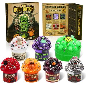 Slime Advent Calendar 2025 Kids, Christmas Countdown Calendars with Scented Slime Kits, Stocking Stuffer Gifts for Girls Boys Teens Toddlers