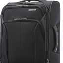 American Tourister 4 KIX 2.0 Expandable Softside Luggage with Spinner Wheels, 20 SPINNER, BLACK