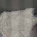 Chanasya Premium Super Soft Faux Fur Fake Sheepskin White Sofa Couch Stool Casper Vanity Chair Cover Rug/Solid Shaggy Area Rugs for Living Bedroom Floor - Off White 2ft x 6ft