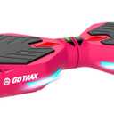 Gotrax Hoverboard with 6.5" LED Solid/Offroad Tires, Max 5/6 Miles Range, 6.2mph Power by Dual Brushless Motor, UL2272 Certified and 65.52Wh/93.6Wh Battery Self Balancing Scooter for 44-176lbs