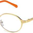 SODQW Blue Light Blocking Glasses for Women, Oval Glasses Frame non prescription Blue light Glasses