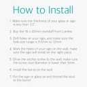 Lantee 5/8" x 1-5/8" Stainless Steel Standoff Screws  Heavy-Duty Sign Mounting Hardware for Acrylic, Glass, and Metal (16 x 40mm, 20 Pcs)