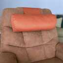 Recliner Pillow for Lumbar, Neck, and Cervical Support, Sleep, Couch, Office Chair, Headrest, Weighted, No Velcro Required, (Terracotta)
