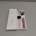 Fitpolo Smart Watch for Women, 1.85" AMOLED Fitness Tracker with Bluetooth Call, Heart Rate/Sleep/SPO Monitor, 100+ Sports Modes, 3ATM Waterproof Smartwatch for Android/iPhone, Includes 2 Bands (Light Pink)