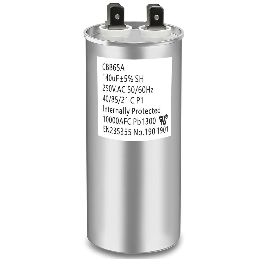 CBB65A Run Capacitor 250VAC 250V AC 140uF 140MFD 140 uF 40/85/21 C P1 50/60Hz 10000AFC PB1300