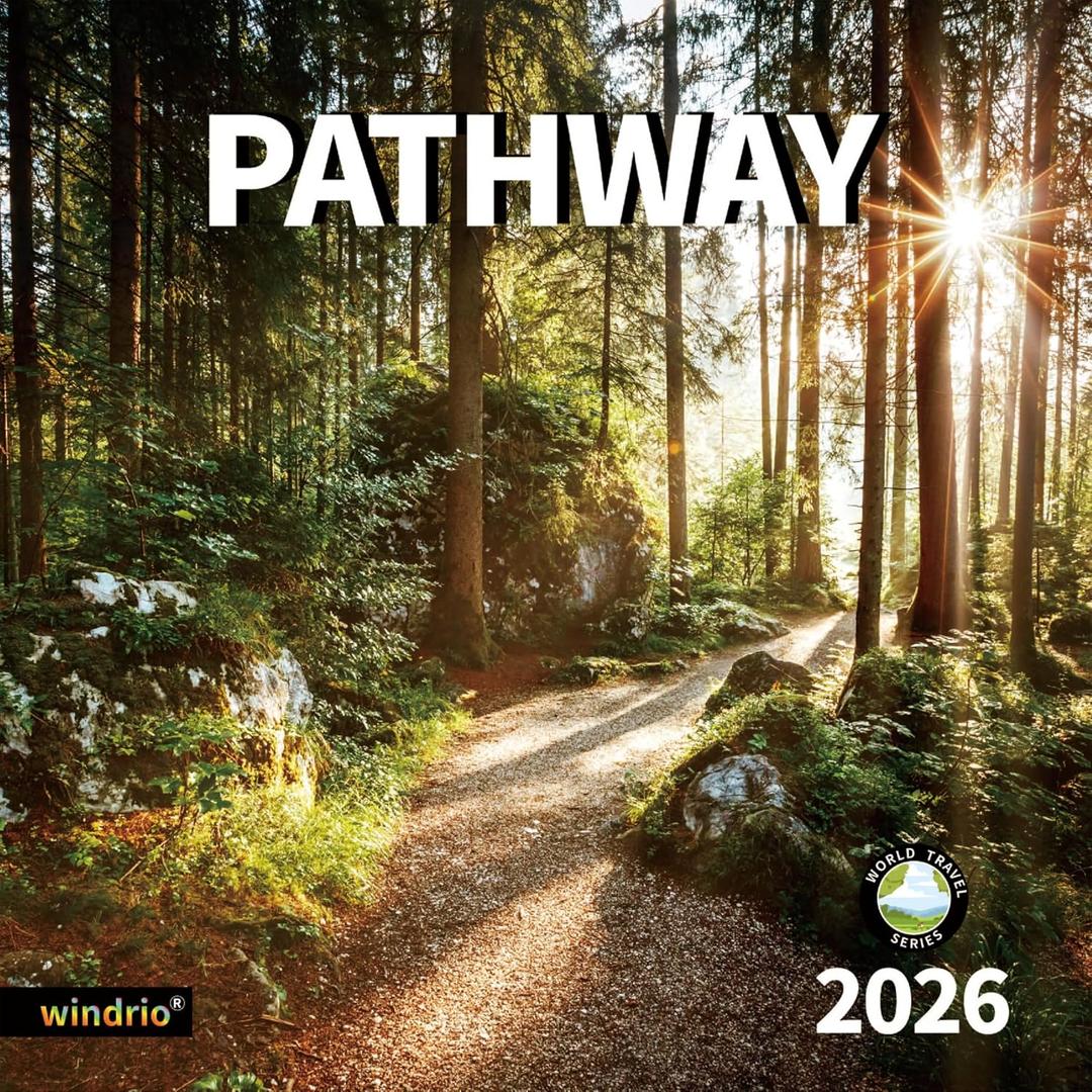 4 x 2026 Wall Calendar,Calendar 2026, November 2025 - December 2026, Wall Calendar Pathways, 12" x 24" Opened,Full Page Months Thick & Sturdy Paper for Calendar Organizing & Planning