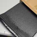 Mefleet Large Gift Box with Lid for Presents 12x12x12 Inches Extra Big Deep Square Black Boxes 1 Pack for Christmas, Birthday, Valentine's Day, Mother's Day - Contains Crinkle Paper, Ribbon and Card