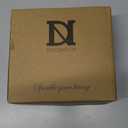 DN DECONATION Easter Decorations Bunny Figurines Set of 2 - Rabbit Statues Fur Textured Farmhouse Spring Home Decor, Gold & Brown Resin Easter Tabletop Vintage Decor for Shelf, Mantel, Coffee Table