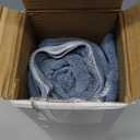 Woaboy Set of 2 Textured Throw Pillow Covers Decorative Soft Accent Square Chenille Pillowcases Neutral Farmhouse Cushions Modern Home Decor for Couch Sofa Bedroom Living Room 18x18 Inch,Blue Gray