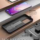 SUPCASE for Samsung Galaxy S20 Ultra Case with Screen Protector (Unicorn Beetle Pro), [Built-in Belt Clip & Stand] Full-Body Rugged Kickstand Protective Phone Case for Galaxy S20 Ultra 5G, Black