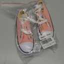 Mvlsoct Boys and Girl Low Top Canvas Kids Lace up Sneakers 25, Pink