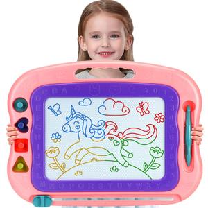 Magnetic Drawing Board,Toddler Toys for Girls Boys 3 Year Old Gifts, Magnetic Doodle Board for Kids, Large Etch Magnet Sketch Doodle Pad, Christmas Easter Birthday Gifts for Kids (15.16 x 11.61 inches, Pink)