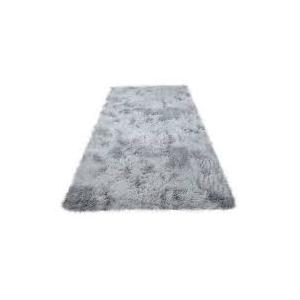 Soft Fluffy Bedroom Rugs, Shaggy Grey Area Rugs for Bedroom, 
20*48 Inch