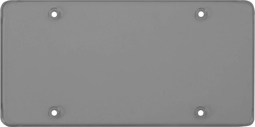 Cruiser Accessories 76200 License Plate Frame - Tuf Flat Shield, Smoke Plastic