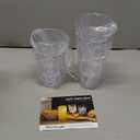 US Acrylic Optix Plastic Reusable Drinking Glasses (Set of 16) 14oz Rocks & 20oz Water Cups in Clear | BPA-Free Tumblers, Made in USA | Top-Rack Dishwasher Safe