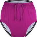Special Needs Reusable Swim Diaper Waterproof & Leakproof Incontinence Swimwear for Toddler, Youth & Adult, Unisex Cloth Diaper Cover (Fuchsia, 3-4T)