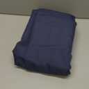 HolidayIdeas 2 Pack Fitted Table Clothes - 48 x 24 Inch - Navy Rectangle Tablecloths for 4 Foot Tables, Polyester Fabric Table Covers for Parties, Holiday Dinner, Wedding, Trade Show