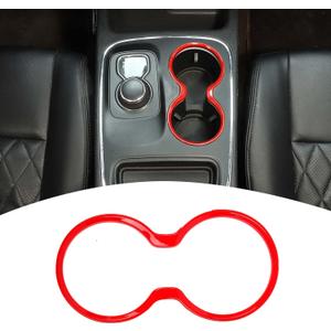 for Durango Front Cup Holder Trim Cover Frame for Dodge Durango 2011-2020 Red Interior Accessories 1pc
