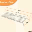 BQMAX 22 7/10" Grill Warming Rack for Charbroil Performance 4 Burner Grill 463342119 463342119 463332718 463376217 463376117, Swing Away Grid for Charbroil Grill Replacement Parts G470-0001-W1