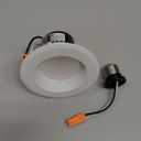 3" Dimmable LED Recessed Trim Baffle Light, 3000K, 120V 9W, 670 Lumens, ES Qualified, UL Listed