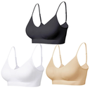 Padded Bralette for Women Straps Sleep Bras Seamless Yoga Sport Bras One Size
