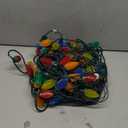 C6 Christmas Lights 50 LED Multicolor Strawberry 18ft Waterproof String Lights for Outdoor Indoor Garden Yard Home Party Christmas Tree Decorations (Multicolor)