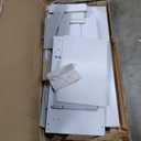 Tvilum 4-Drawer Desk, Modern White Office Writing Desk with Storage, Compact and Functional Desk for Home or Office