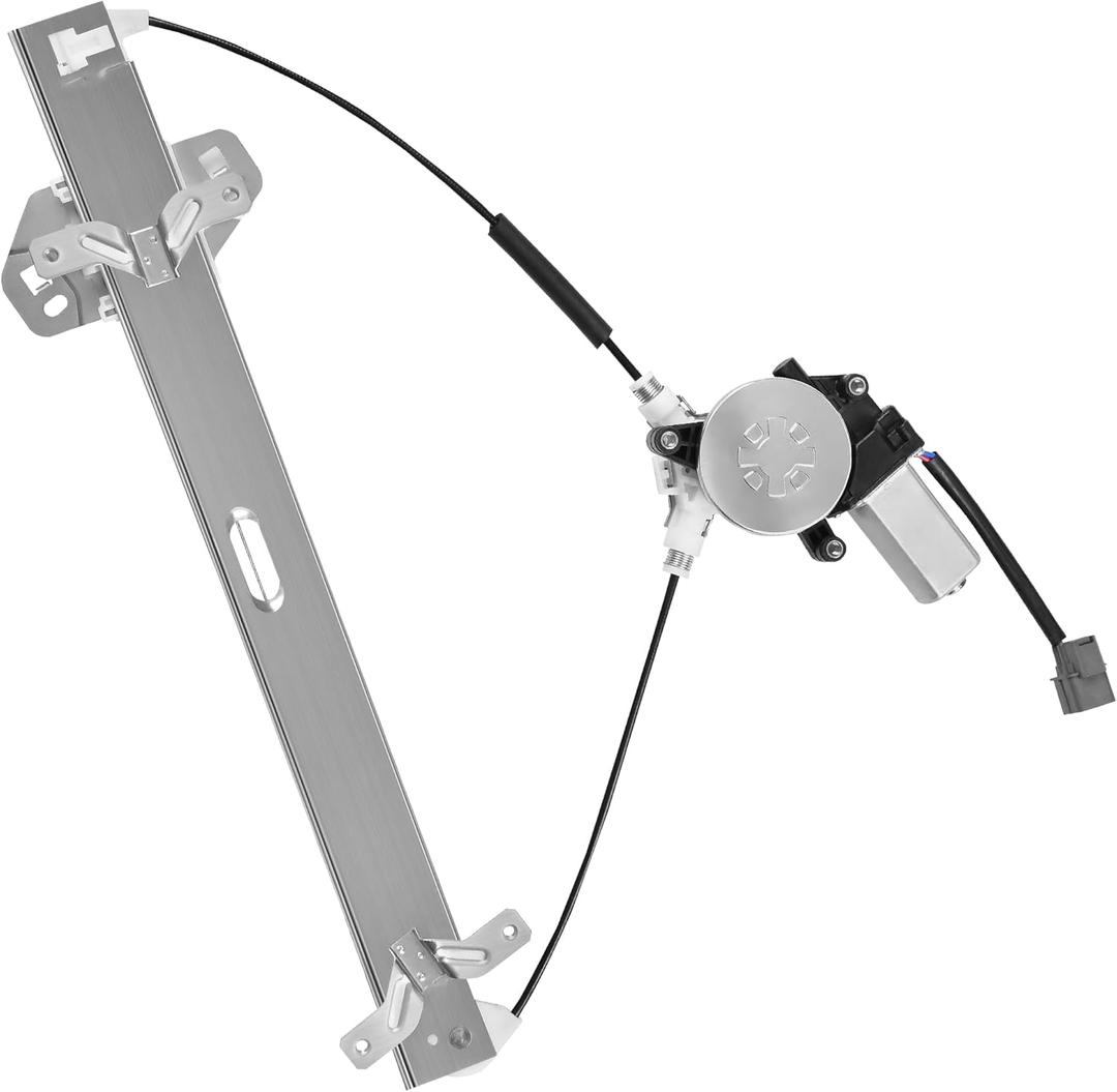 Front Passenger Side Power Window Regulator with Motor (2 Pins) Fit for 2003-2007 Honda Accord Sedan 4-Door, 741-307 (Front Passenger (RH))