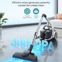 Aspiron Canister Vacuum Cleaner, 40Kpa Bagless Vacuum Cleaners