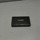 Weekly Pill Organizer 1 Time a Day  Travel Pill Case 7 Day, Small Pill Box 8 Compartments Push Open, with Color Slots, Medicine Organizer for Fish Oil, Vitamins, with Wrist Lanyard, BPA Free, Black