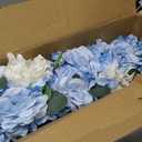 Pack of 6 Wedding Arch Decorations, 18 inch Artificial Flower Table Centerpieces Floral Arrangement for Wall Backdrop Party Bridal Shower Event Decor - Blue