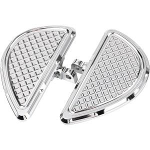 Chrome Passenger Footboards Motorcycle Rear Floorboards Male Mount Foot Pegs Fit for Harley Touring Street Glide Road Glide Softail Dyna Electra Glide Sportster